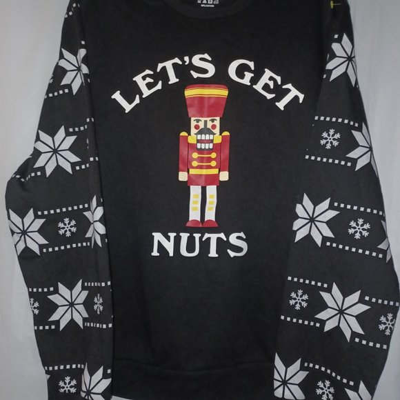 THE NUTCRACKER CHRISTMAS THEME PULLOVER SWEATSHIRT - Picture 1 of 6